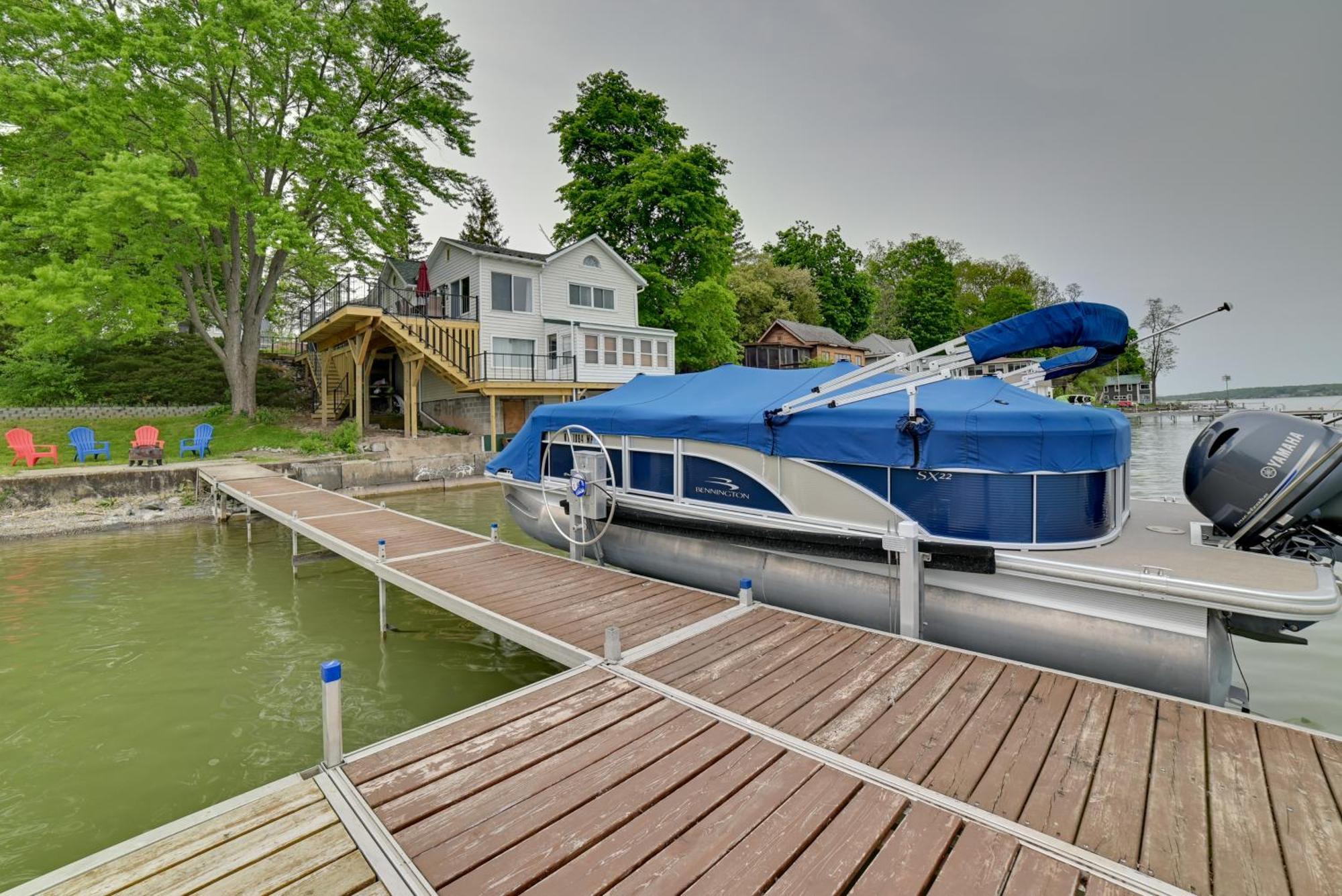 Cayuga Lake Retreat In Seneca Falls With Dock! Eksteriør billede